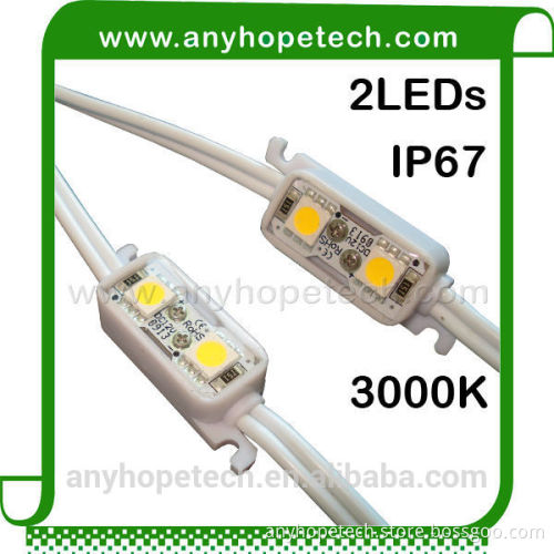 Superior quality SMD5050 2LEDs 0.48W/PCS flashing led module